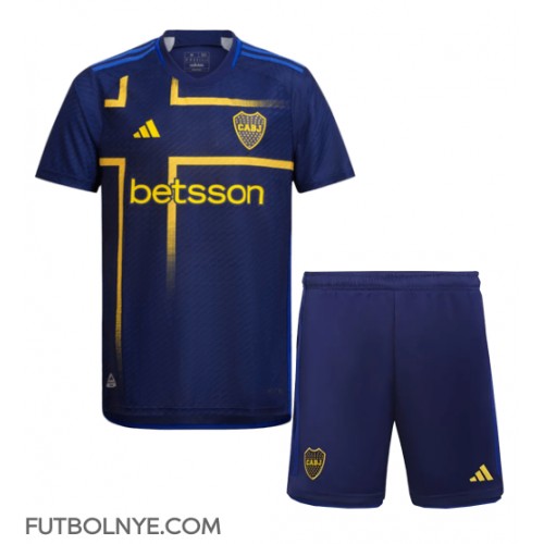 Camiseta Boca Juniors Tercera Equipación para niños 2024-25 manga corta (+ pantalones cortos)